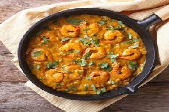 King prawns curry