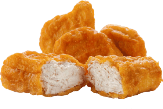 6 PCS of chicken nuggets