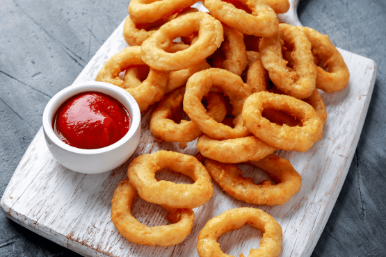 Onion Rings(10)  With Cheese