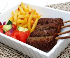 Kofte kebab Meat & chips