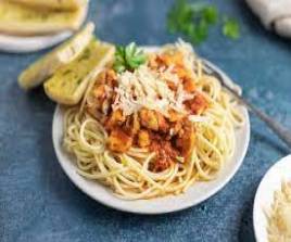 Chicken mixed spaghetti