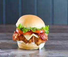 Chicken bacon ranch burger