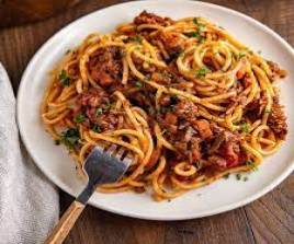 Bolognese mixed spaghetti