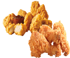 15 PCS of popcorn chicken & chicken